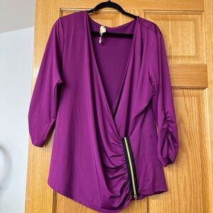 Elegant Purple Women's Top